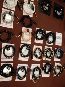 Ranko Acoustics IEM cables, jumper cables, TOSLINK cables, and USB cables CanJam SoCal 2019