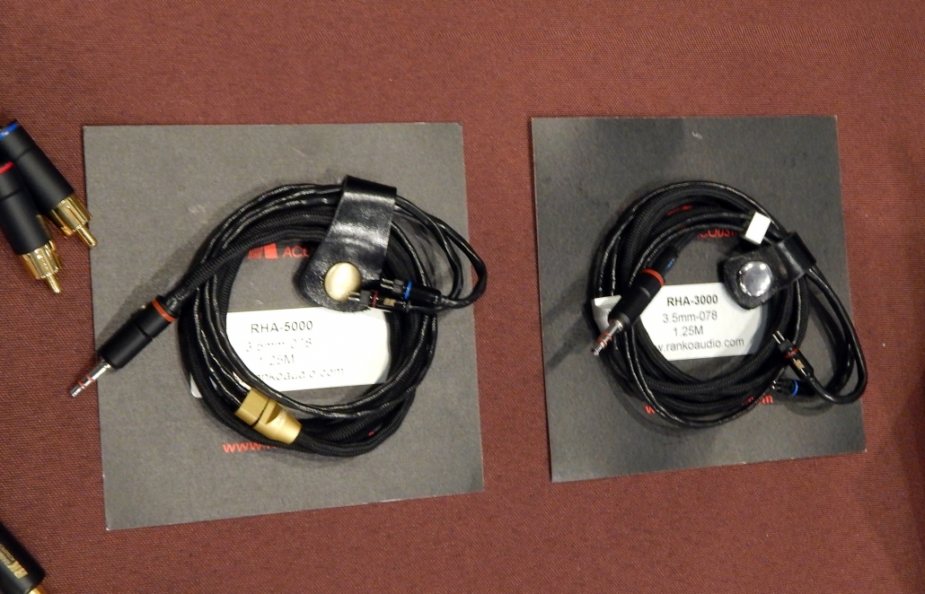 Ranko Acoustics Audio Cables Ranko Acoustics RHA-5000 IEM cable, Ranko Acoustics RHA-3000 IEM cable  CanJam SoCal 2019