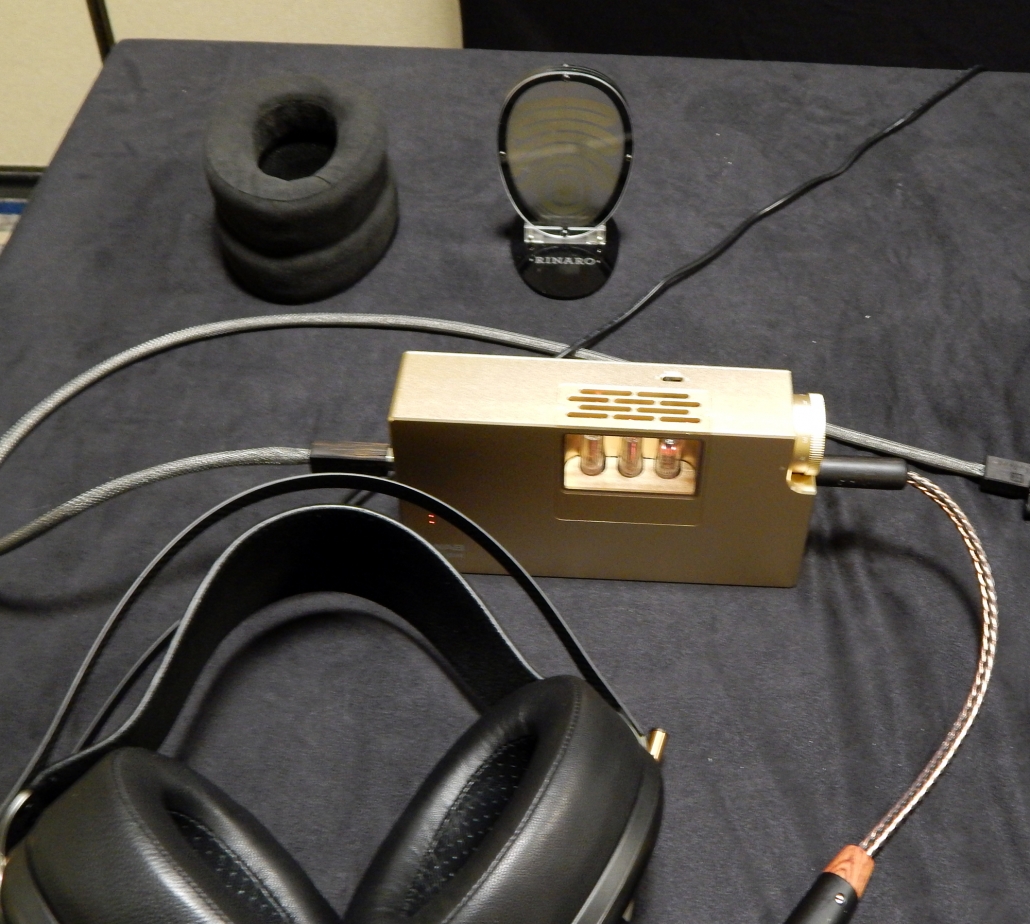 Kimber Kable KS USB-AG Digital Data Cable, Woo Audio WA8 Eclipse Portable Tube Headphone Amplifier/DAC, Kable AXIOS CU Headphone Cable, Meze Empyrean Isodynamic Hybrid Array Headphone @ CanJam SoCal 2019