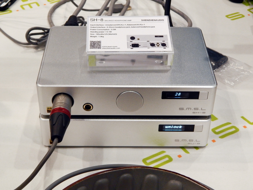 S.M.S.L. SH-8 Balanced Headphone Amplifier, S.M.S.L. SU-8 DAC CanJam SoCal 2019