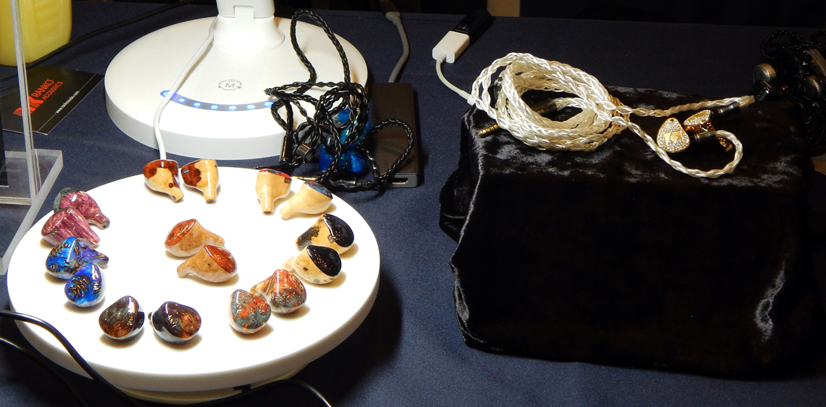 Noble Audio’s carousel of custom IEM shells, Noble Audio Flagship Sultan IEM CanJam SoCal 2021