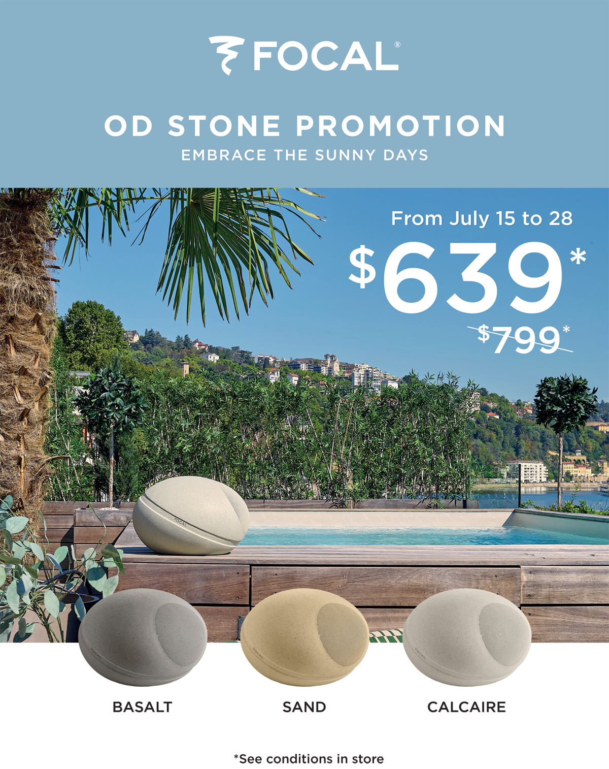 Focal OD Stone 8 – Embrace the Sunny Days of Summer