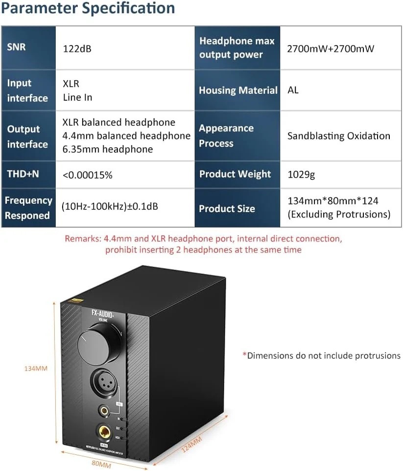 FX-AUDIO- R07PLUS Headphone Amplifier
