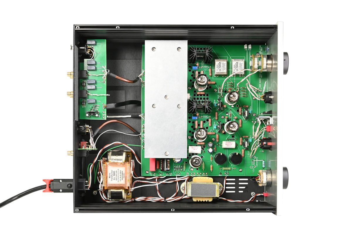 Saros Audio Systems Europa Fully Differential Tube Headphone Amplifier internals
